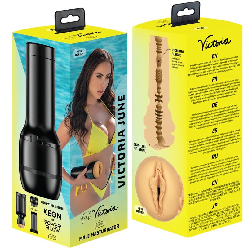 Kiiroo Feel Victoria June Stroker - Masturbador Compatible con Keon
