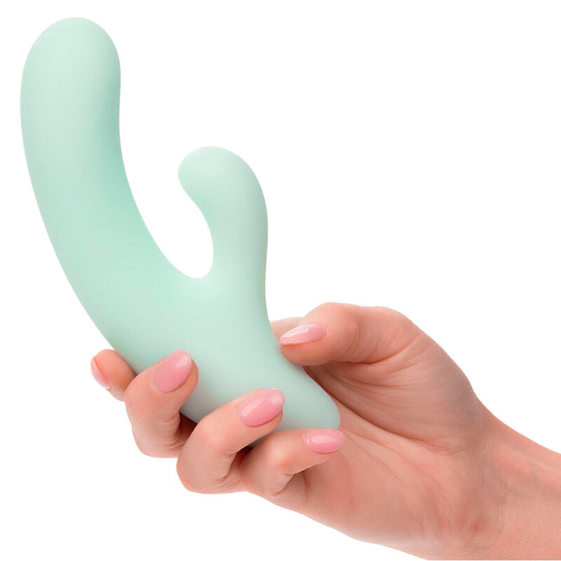CalExotics Pacifica Fiji Vibrador y Estimulador Punto G 10 Vibraciones Aqua