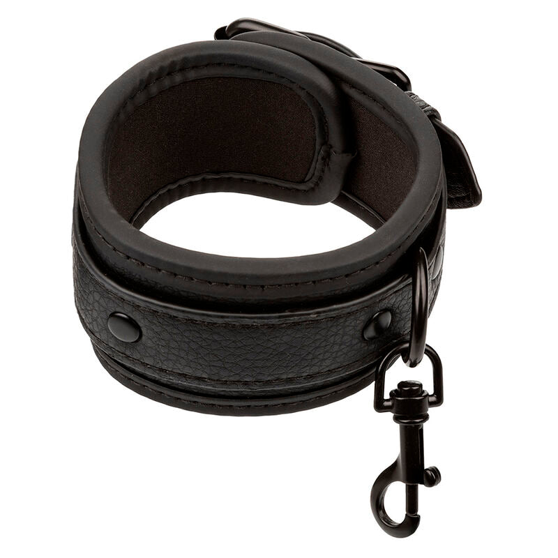 CalExotics Nocturnal Ankle Cuffs - Esposas de Cuero Ajustables para Tobillos