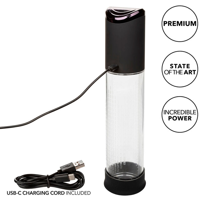 CalExotics Peak 4-Speed Suction Pump Black