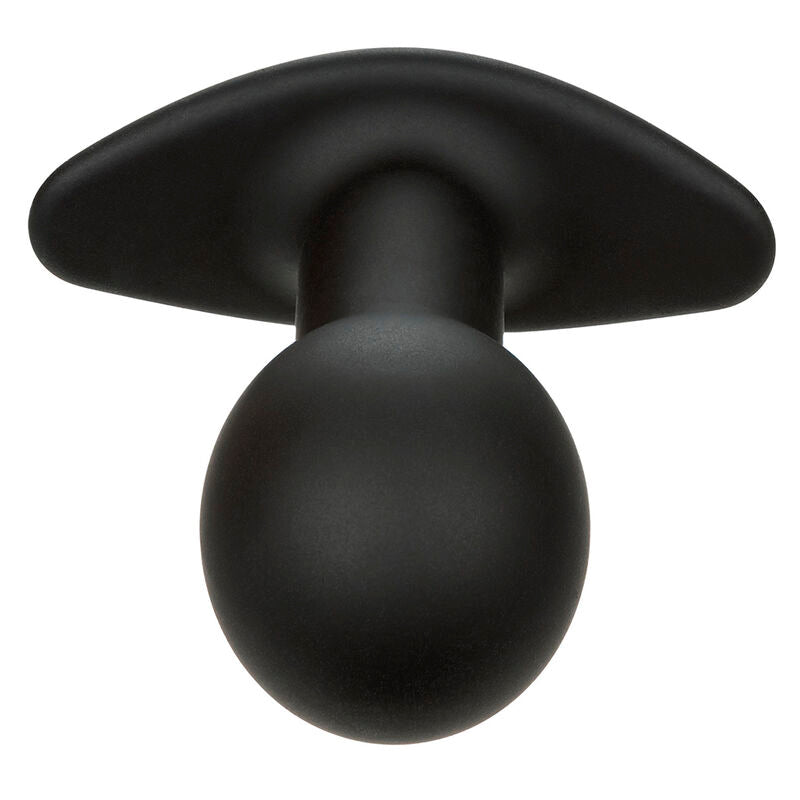 CalExotics Rock Bottom Anal Plug 10 Vibraciones Silicona Negro