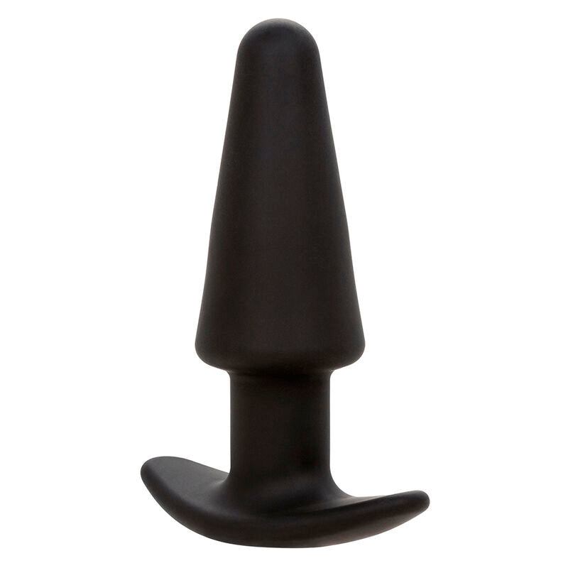CalExotics Rock Bottom Tapered Anal Plug - 10 Vibraciones Silicona