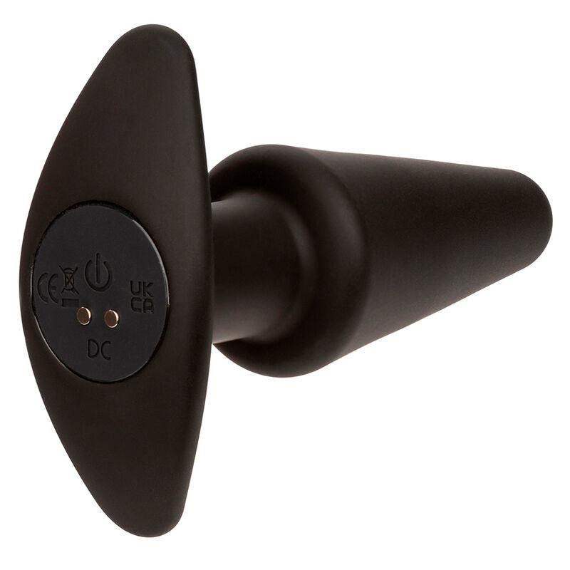CalExotics Rock Bottom Tapered Anal Plug - 10 Vibraciones Silicona