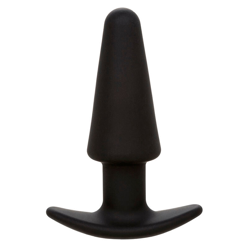 CalExotics Rock Bottom Tapered Anal Plug - 10 Vibraciones Silicona