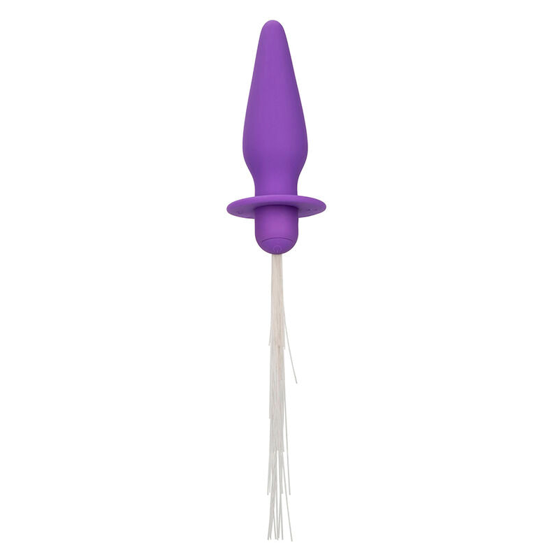 CalExotics Southern Lights Light Up Anal Plug Silicona Púrpura 10 Vibraciones