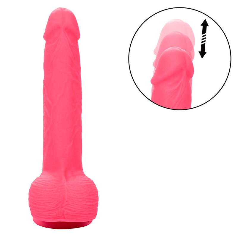 Studs Realistic Vibrator 10 Vibraciones Rosa