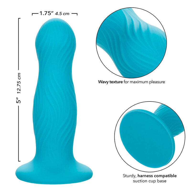 CalExotics Wave Rider Swell Anal Plug Blue