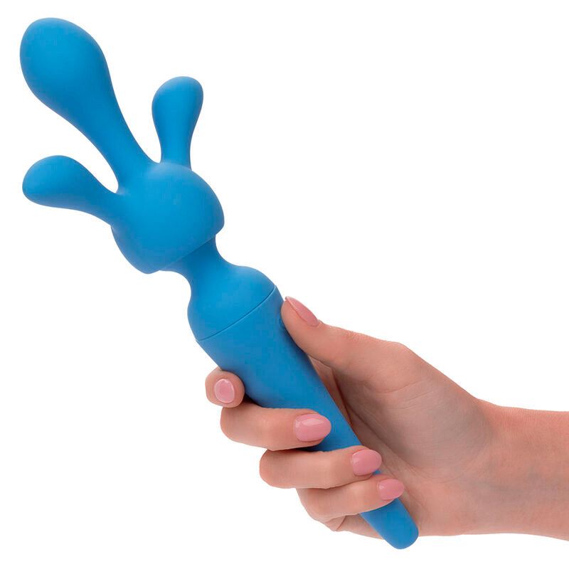 CalExotics Couture Collection Body Wand - Masajeador Recargable 10 Velocidades Azul