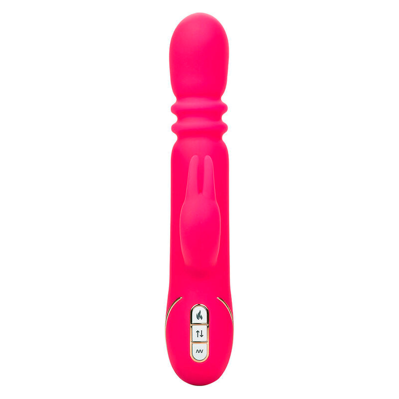 Jack Rabbit Fantasy Triple Heated Vibrator - Vibrador Rabbit Calefactor con Empuje