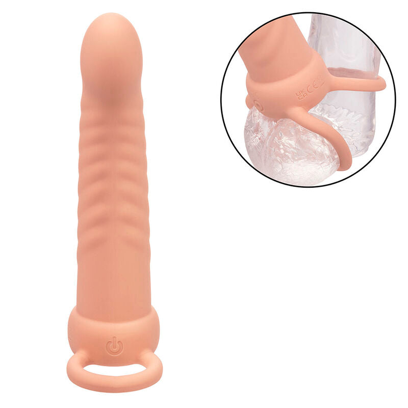 CalExotics Maxx Ribbed Dual Penetrator - 10 Vibraciones