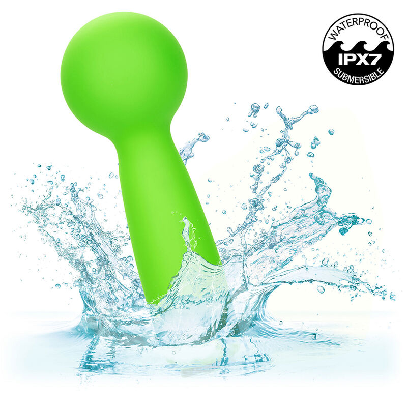 CalExotics Neon Vibes The Bubbly Vibe Mini Massager 10 Vibraciones Verde