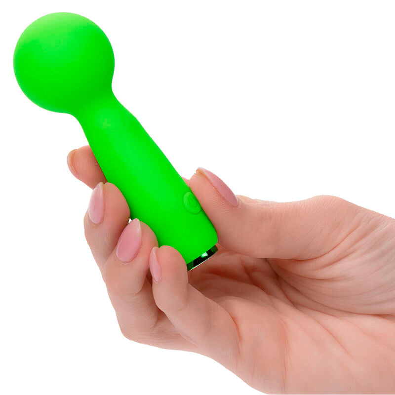 CalExotics Neon Vibes The Bubbly Vibe Mini Massager 10 Vibraciones Verde