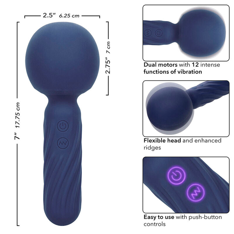 CalExotics Charisma Seduction Massager - 12 Funciones Púrpura