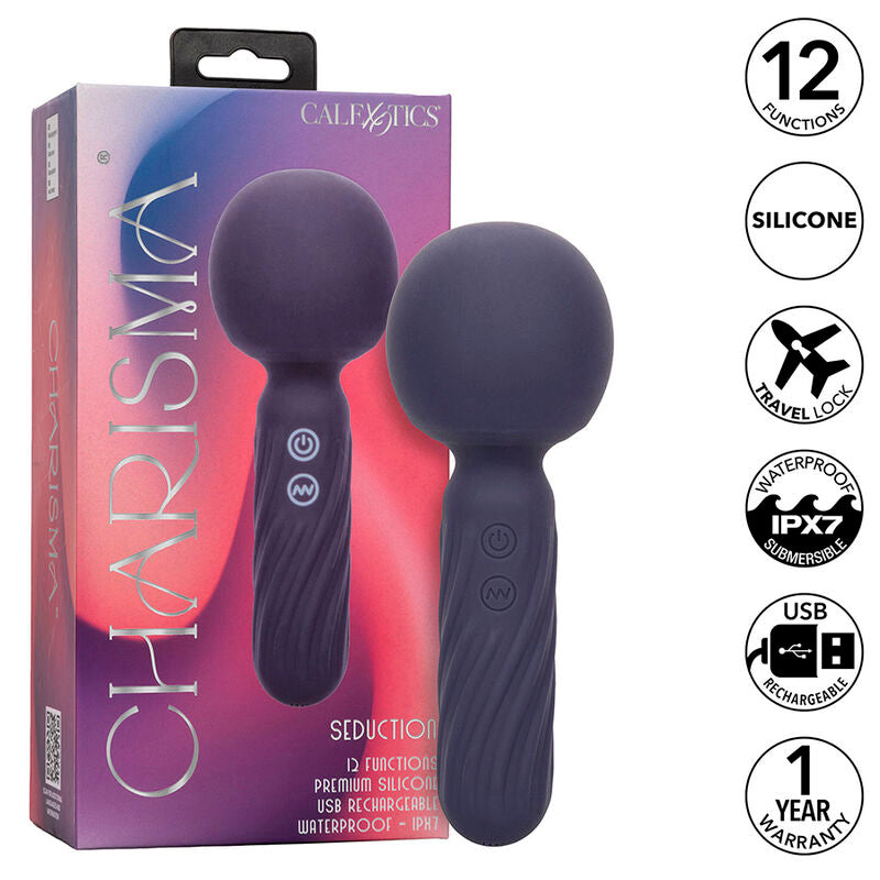 CalExotics Charisma Seduction Massager - 12 Funciones Púrpura