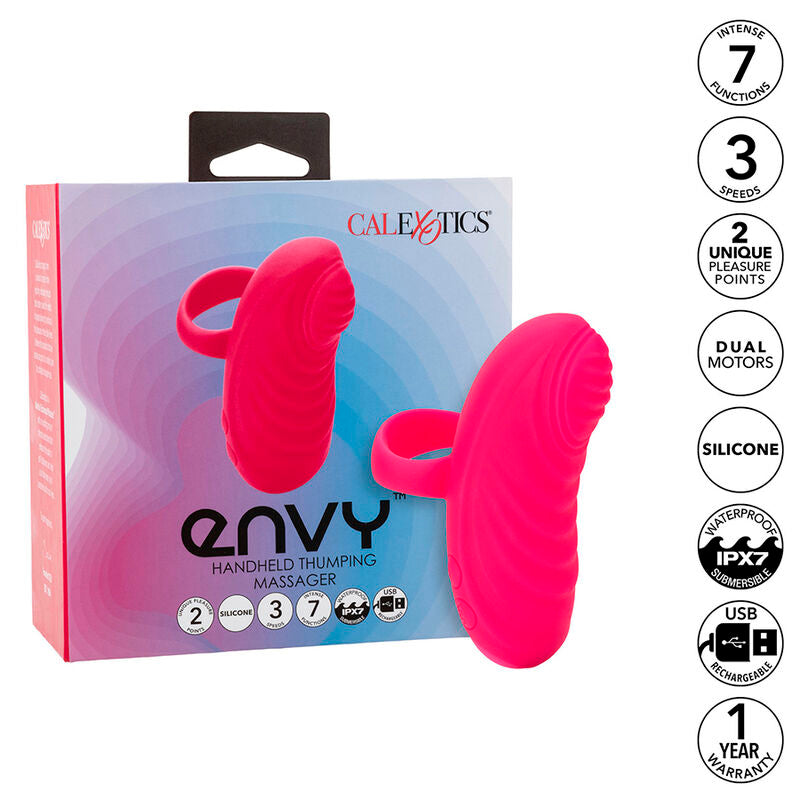CalExotics Envy Handheld Rolling Ball Massager - 7 Vibraciones