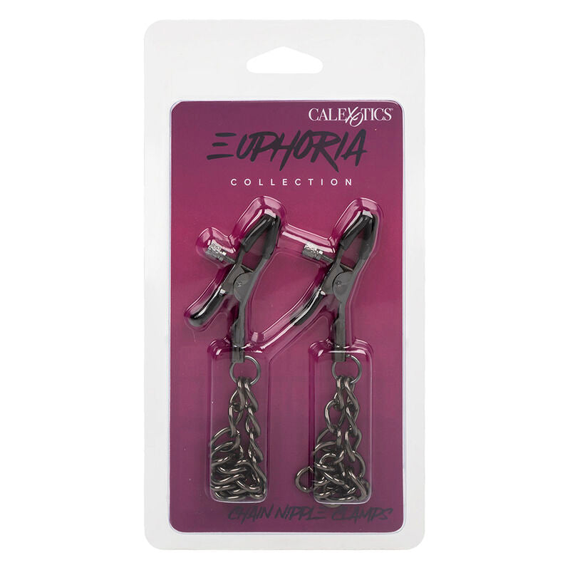 Euphoria Chain Nipple Clamps - Pinzas para Pezones con Cadenas Duales