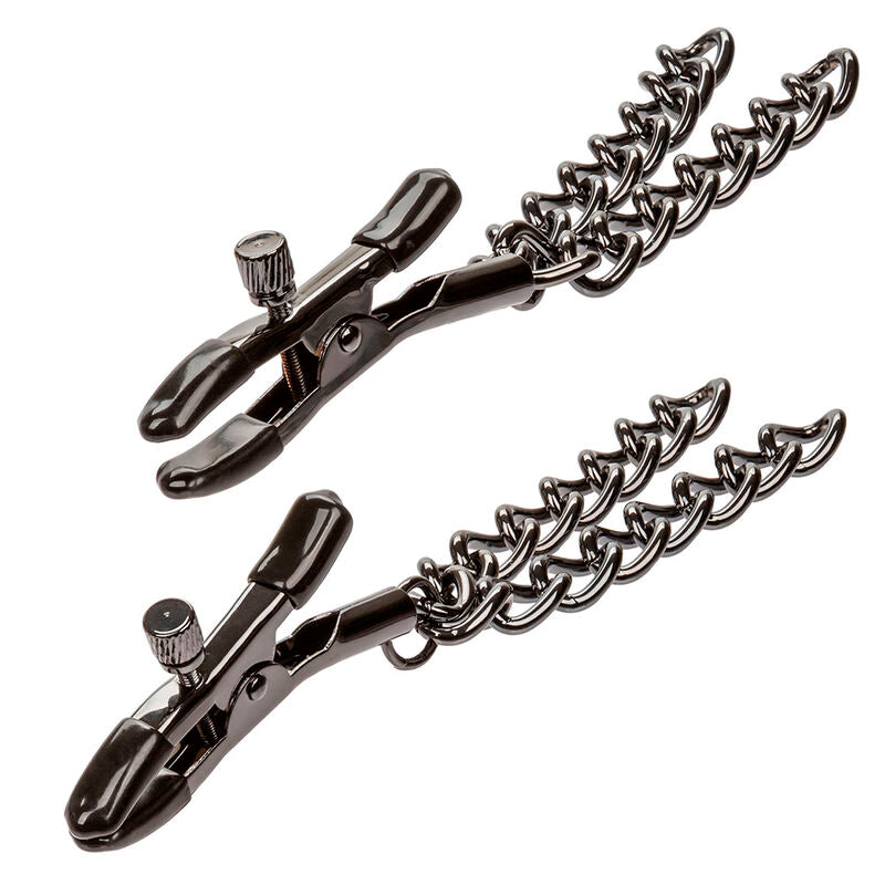 Euphoria Chain Nipple Clamps - Pinzas para Pezones con Cadenas Duales