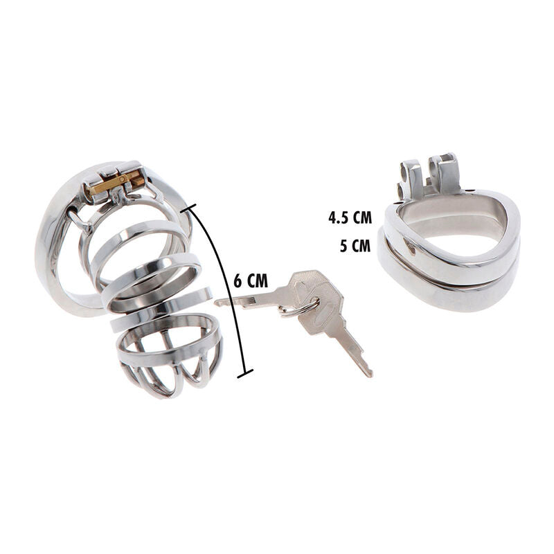 Hidden Desire Extreme Chastity Cock Cage Metal - Jaula de Castidad 60mm