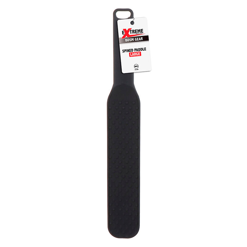 Hidden Desire Extreme Spiked Paddle Large - Pala BDSM Negra 31 cm