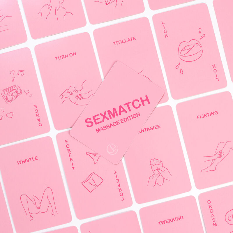 Secretplay Sexmatch Massage Edition - Juego de Mesa para Parejas