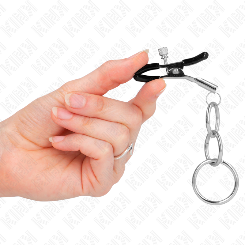 Kink 3 O-Ring Nipple Clamp - Pinzas Ajustables de Pezones 6 cm