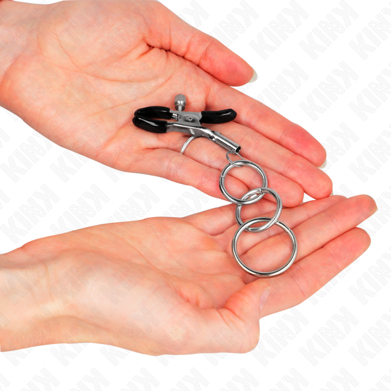 Kink 3 O-Ring Nipple Clamp - Pinzas Ajustables de Pezones 6 cm