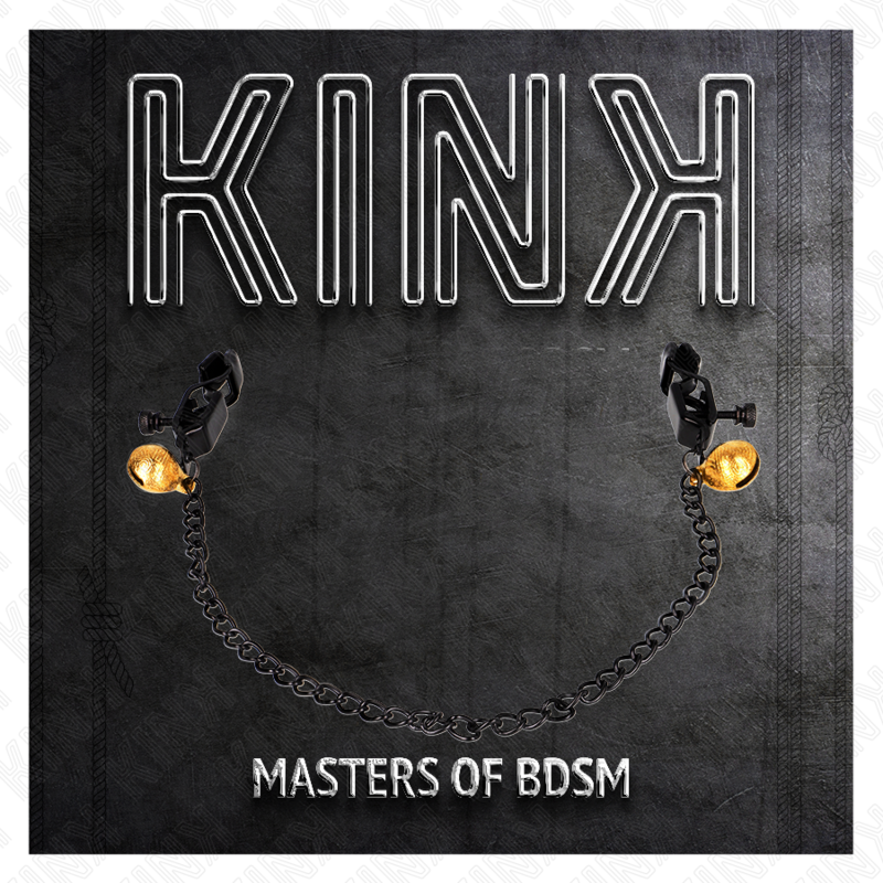 Kink Flat Chain Nipple Clamps - Pinzas Ajustables con Cadena de 30 cm