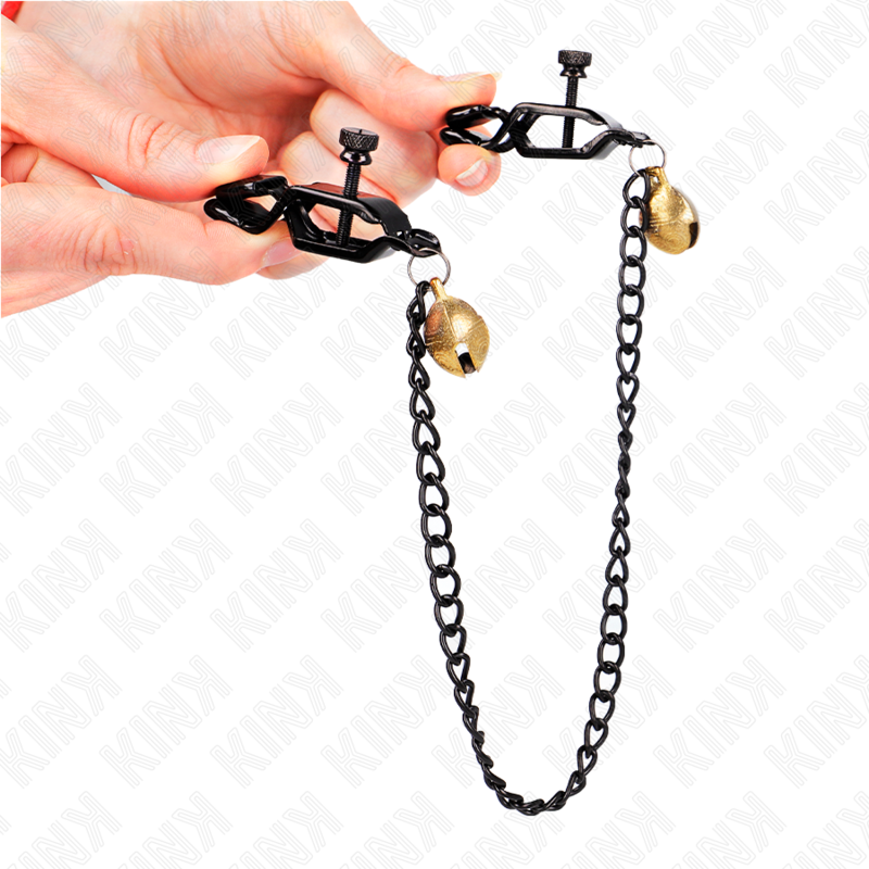Kink Flat Chain Nipple Clamps - Pinzas Ajustables con Cadena de 30 cm
