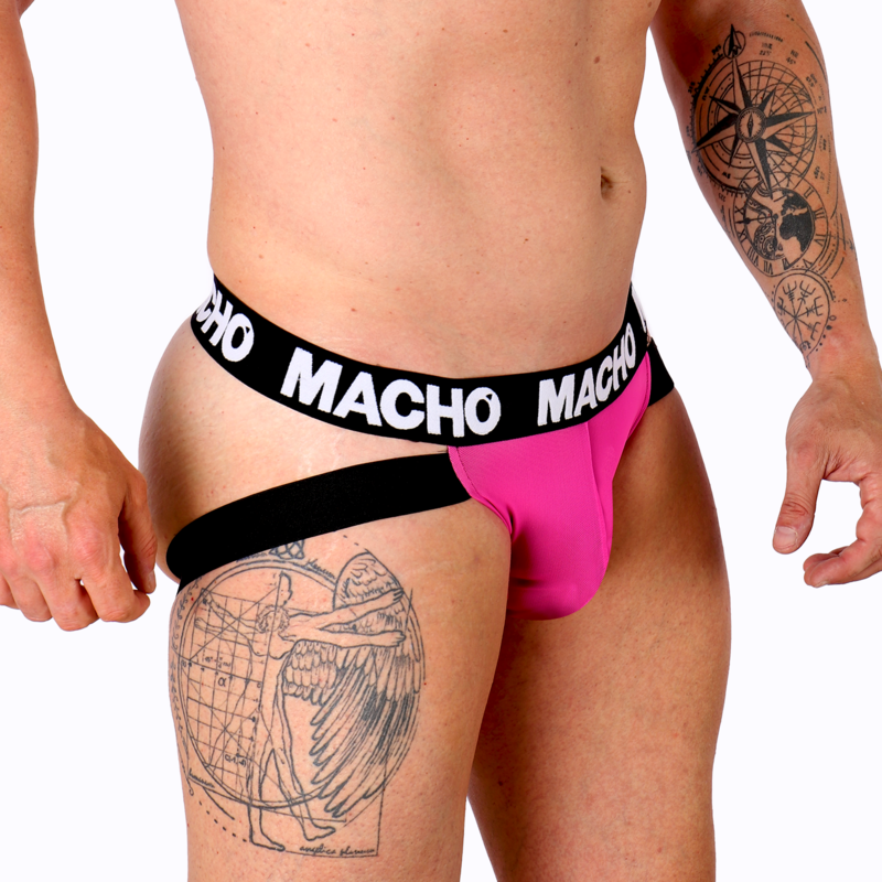 Macho MX28FR Jock Pink Neon XL - Prenda Deportiva