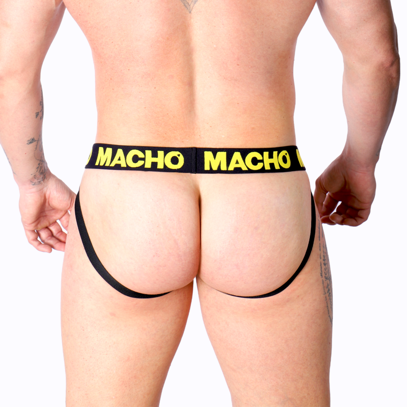 Macho MX25A Jock Lycra Yellow Talla XL