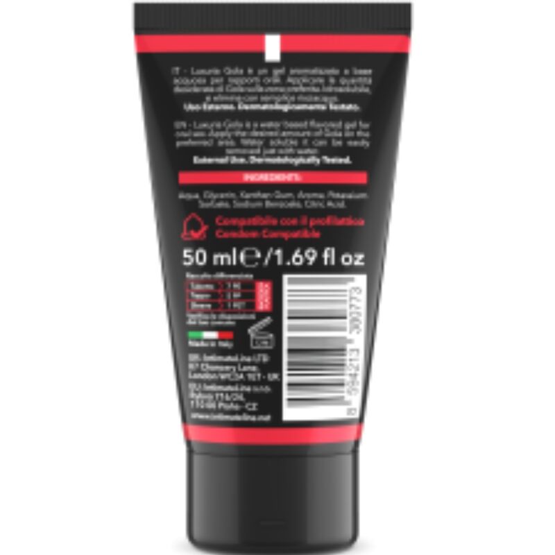 Intimateline Luxuria Gel Oral Sabor Fresa 50 ml