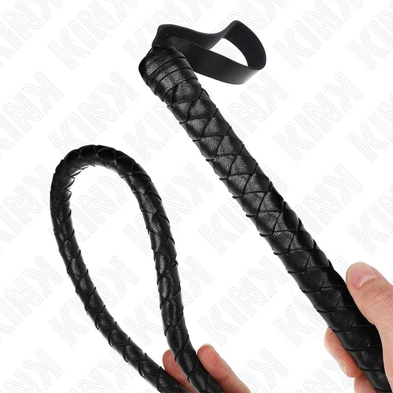 Kink Long Black Snake Whip 210 cm - Látigo de Impacto Profesional