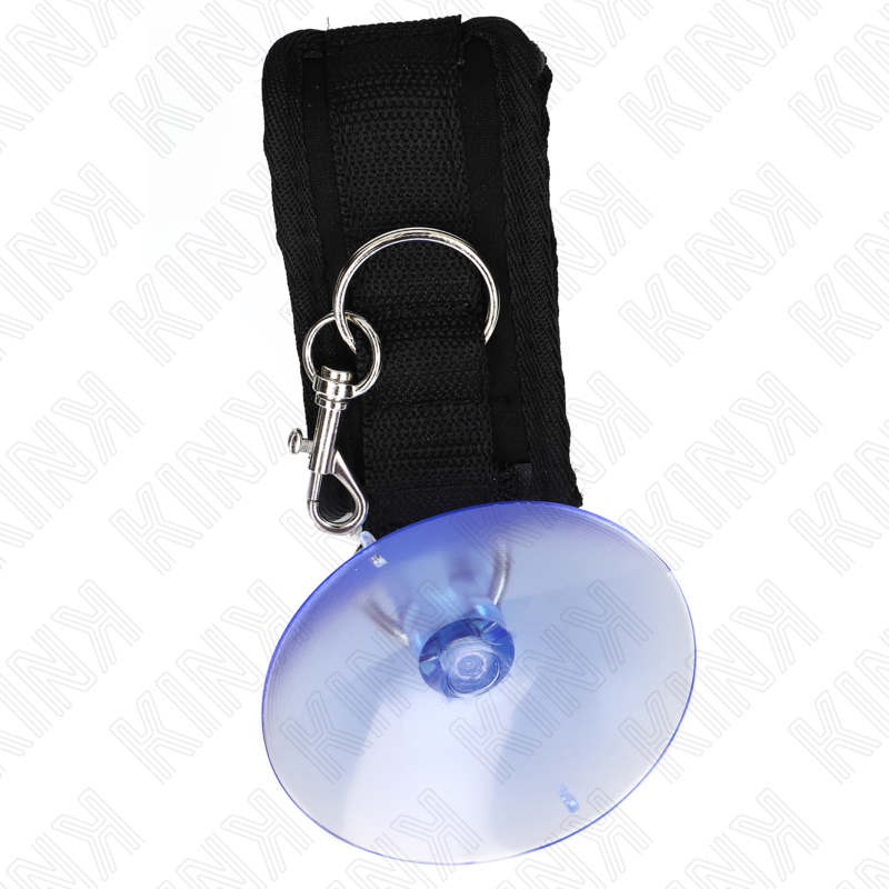 Kink Suction Cup Wrist Restraints - Esposas de Muñeca Ajustables Negro