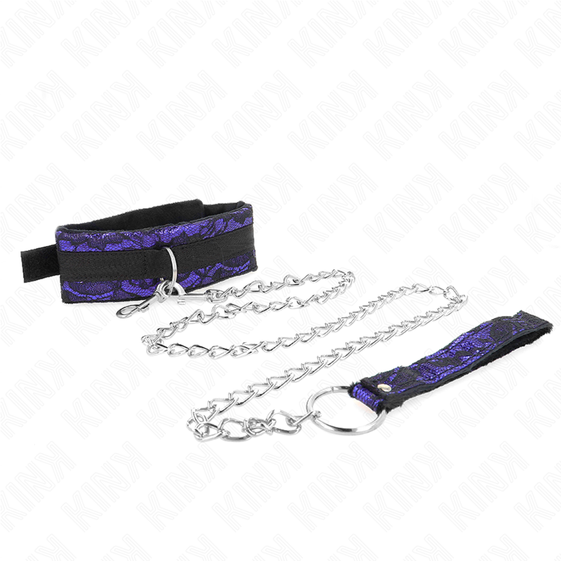 Collar Corto Terciopelo con Encaje y Cinturón 105 cm - Kink