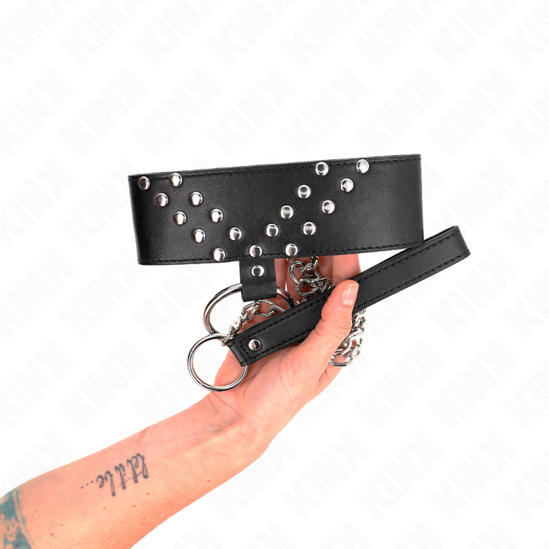 Collar KINK con Correa Ajustable 65 cm - Modelo 3 Control y Sumisión