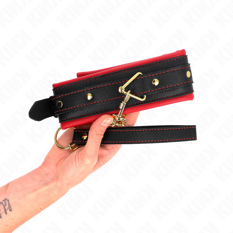 Collar KINK Ajustable con Correa de Tela Lisa - 33-48 cm