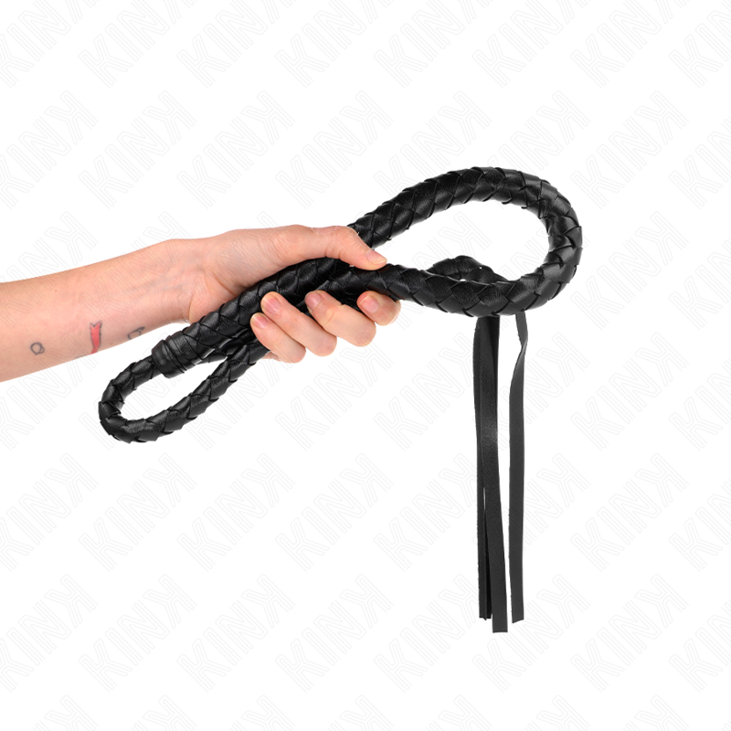 Kink Long Whip with Beads 110 cm - Látigo de Impacto