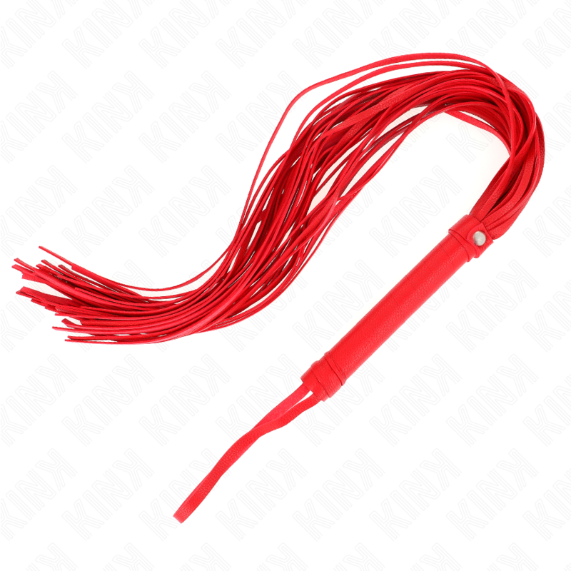 KINK Red Soft PVC Whip 70 cm - Látigo de Cola Suave