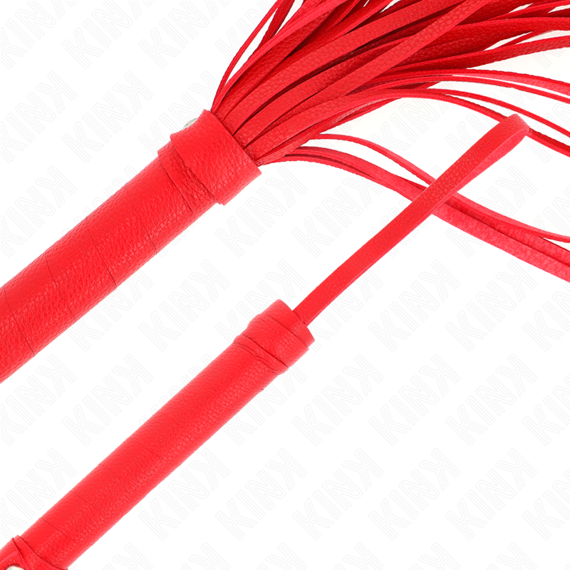 KINK Red Soft PVC Whip 70 cm - Látigo de Cola Suave