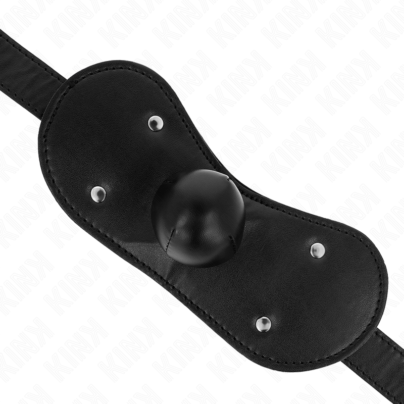 Ball Gag con Máscara Bucal y Cerradura Ajustable KINK 42-60 cm