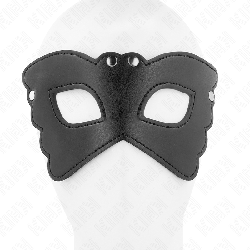 Máscara Mariposa Leatherette KINK - Diseño Ergonómico para BDSM