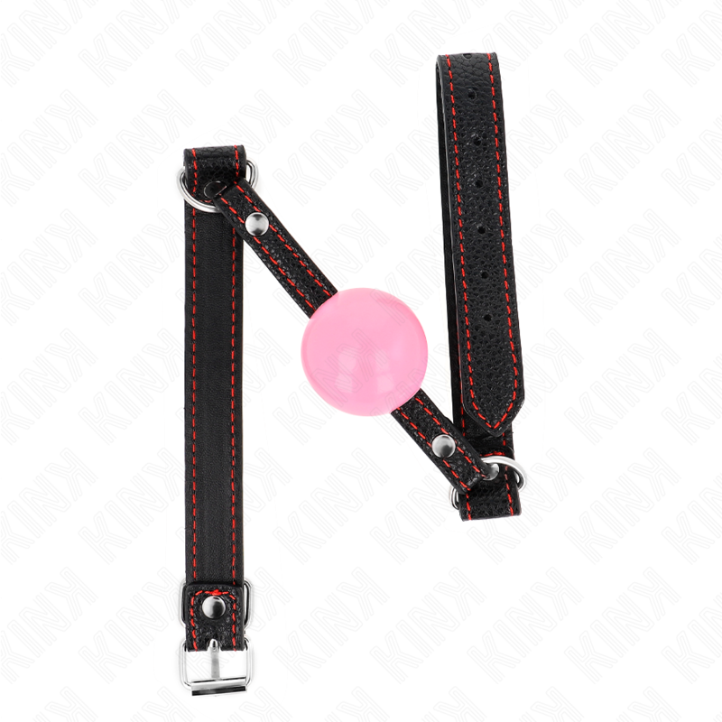 Kink Rose Gold Ball Gag 4 cm - Correa Ajustable 60 cm