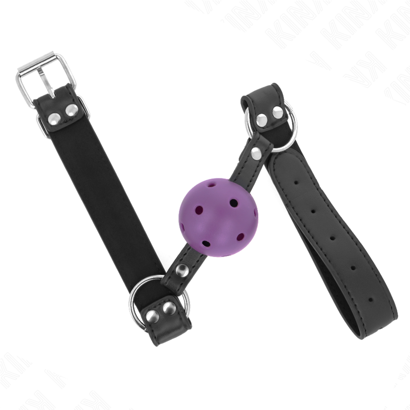 Mordaza de Bola Transpirable KINK 4 cm - Ajustable 42-58 cm