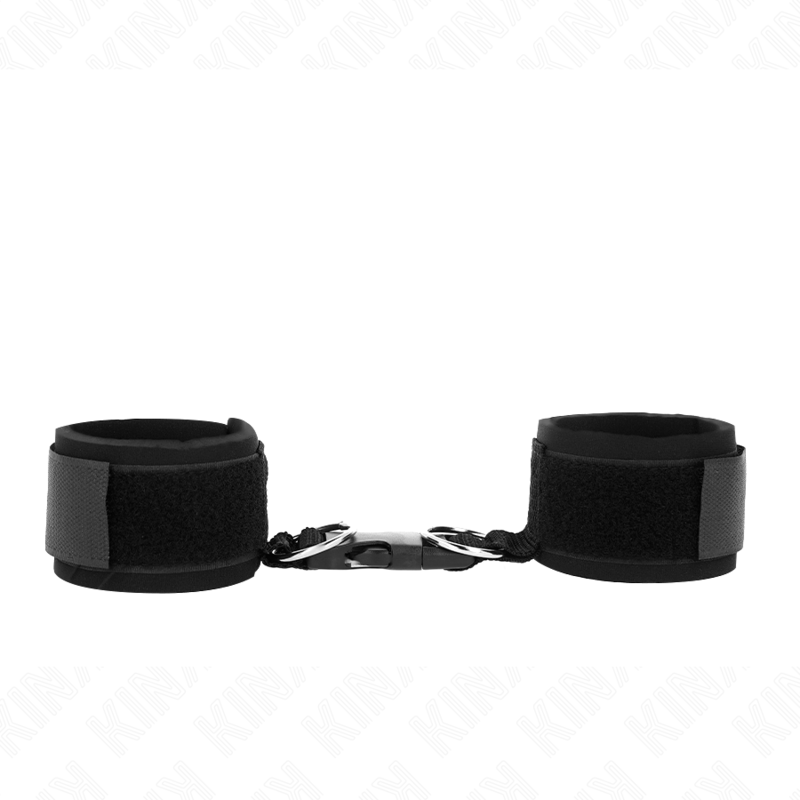 Kink Neoprene Hook&Loop Wrist Restraints - Ajustables 22-34 cm Negro