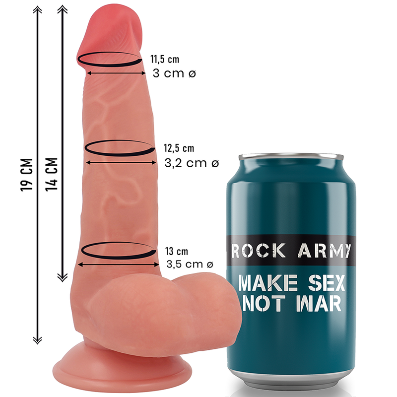 Rock Army Liquid Silicone Fox 19 cm