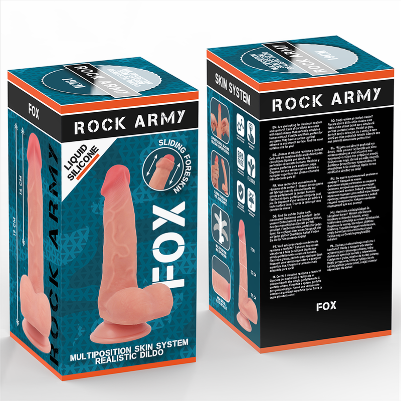 Rock Army Liquid Silicone Fox 19 cm