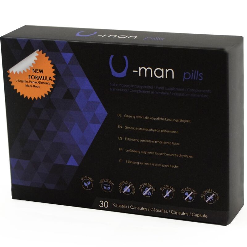 500 Cosmetics U-Man - Complemento para 30 días