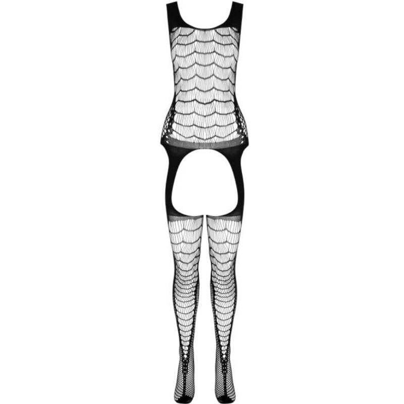 Bodystocking BS 104 Black - Lencería de Red Passion Woman Talla Única