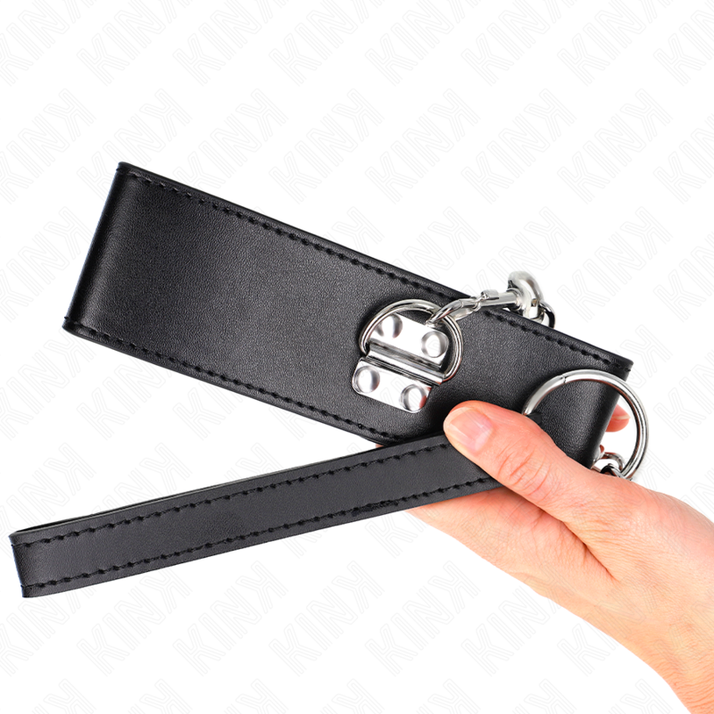 Collar con Correa Ajustable KINK - 65 cm Modelo 3 Negro