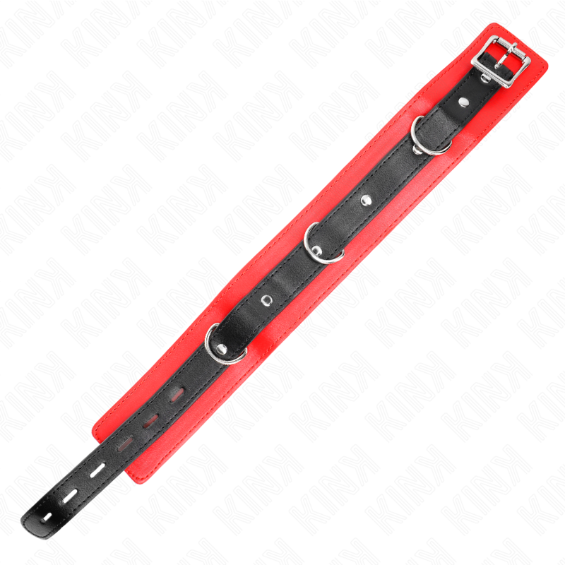 Collar KINK con Correa y Cinturón 65 cm - Rojo